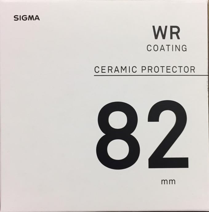 Sigma 82mm WR Ceramic Protector Filter