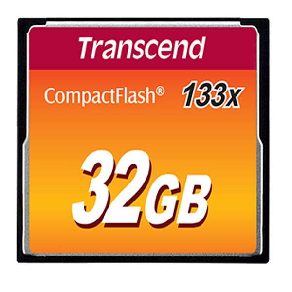 Transcend 133X 32GB CF Compact Flash Memory Card