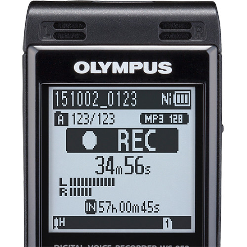 Olympus WS853 8GB Digital Voice Recorder Black